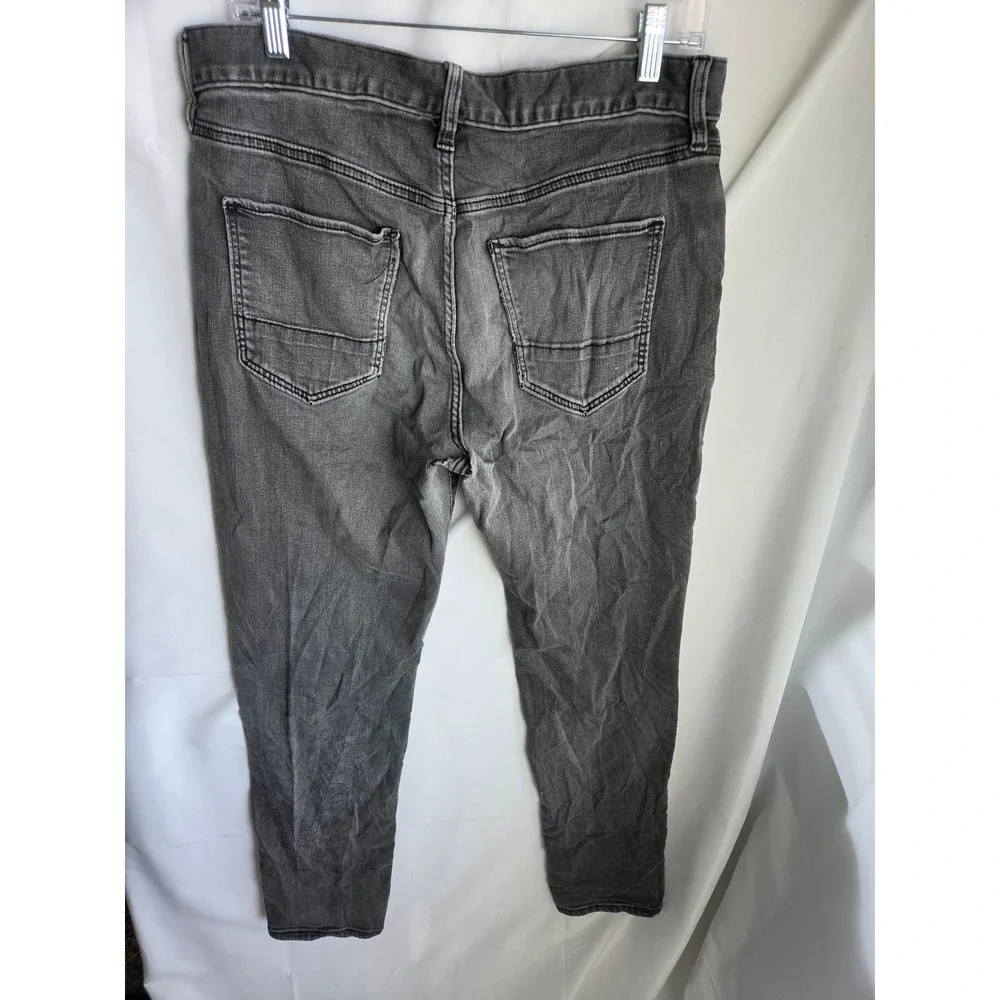 Banana Republic Travel Jeans Mens  Athletic Fit Faded Black Denim Pants